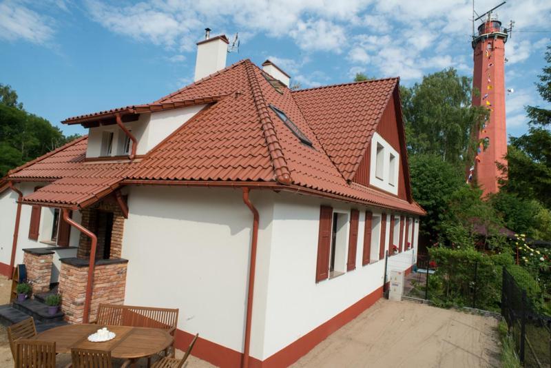 Zabytkowy Dom Latarnikow Hel Esterno foto
